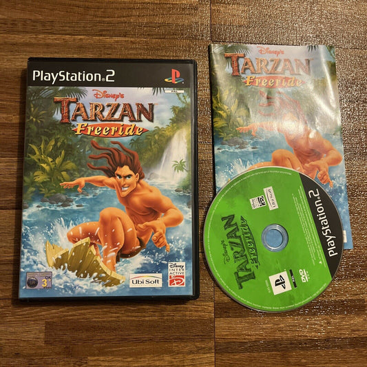 Disney Tarzan Freeride - PlayStation 2 PS2 With Manual PAL