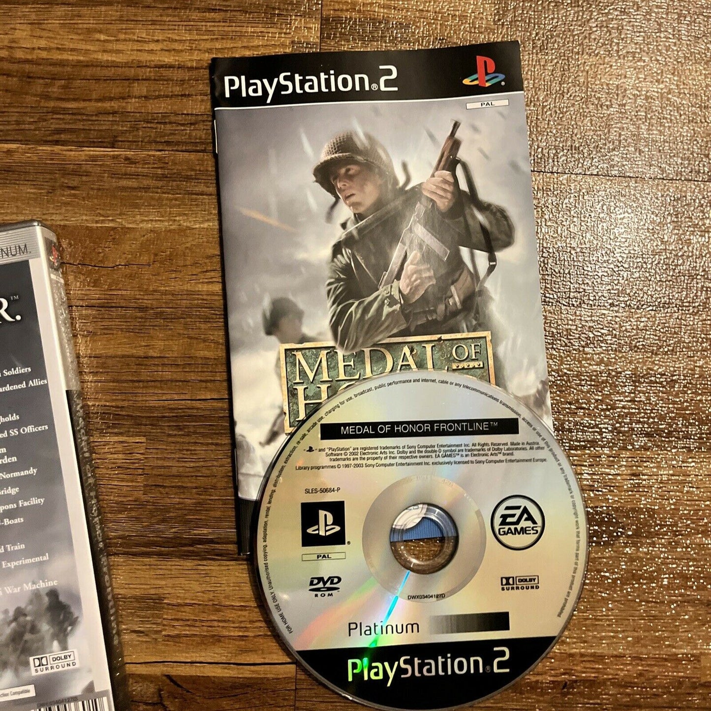 Medal Of Honor Frontline - Playstation 2 (PS2) - With Manual PAL