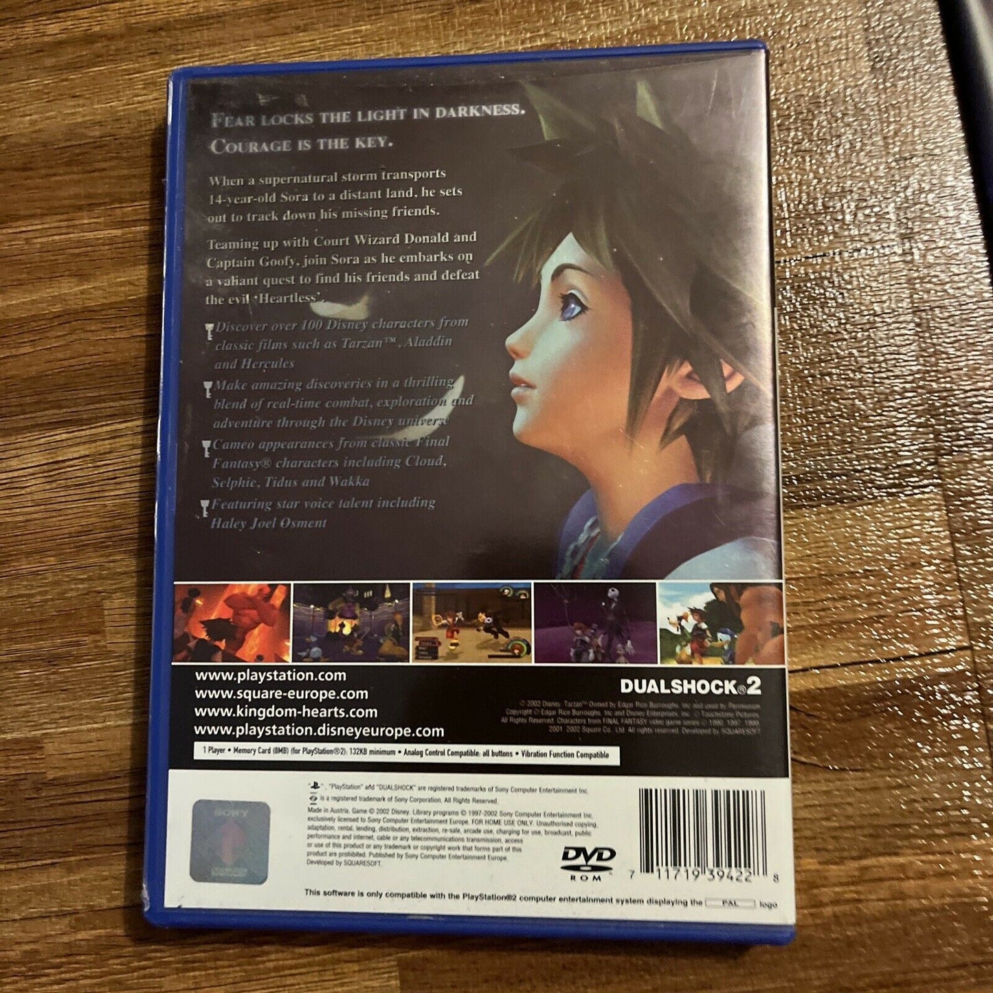 Kingdom Hearts for Sony Playstation 2 (PS2) w Manual PAL