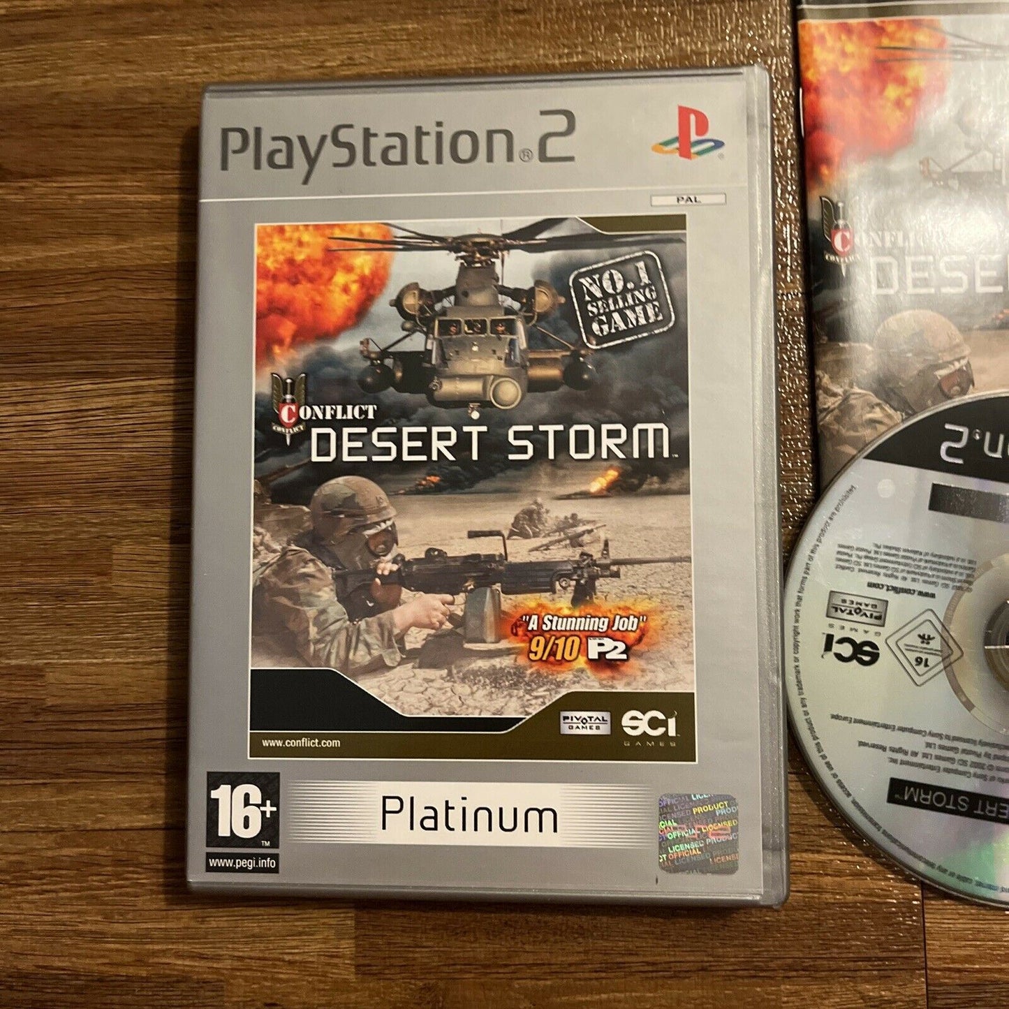 Conflict Desert Storm Sony PlayStation 2 PS2 Game PAL Platinum With Manual