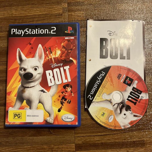 Disney Bolt - Playstation 2 PS2 With Manual PAL