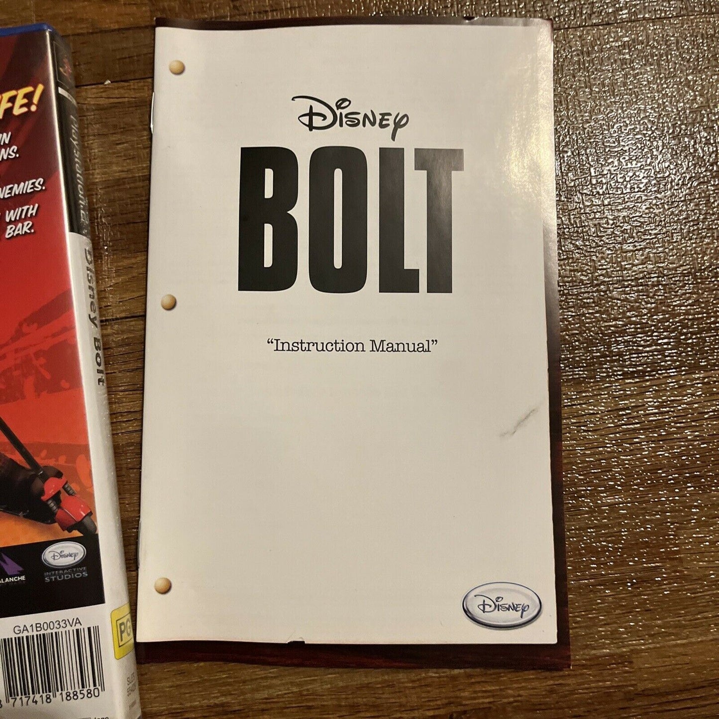 Disney Bolt - Playstation 2 PS2 With Manual PAL