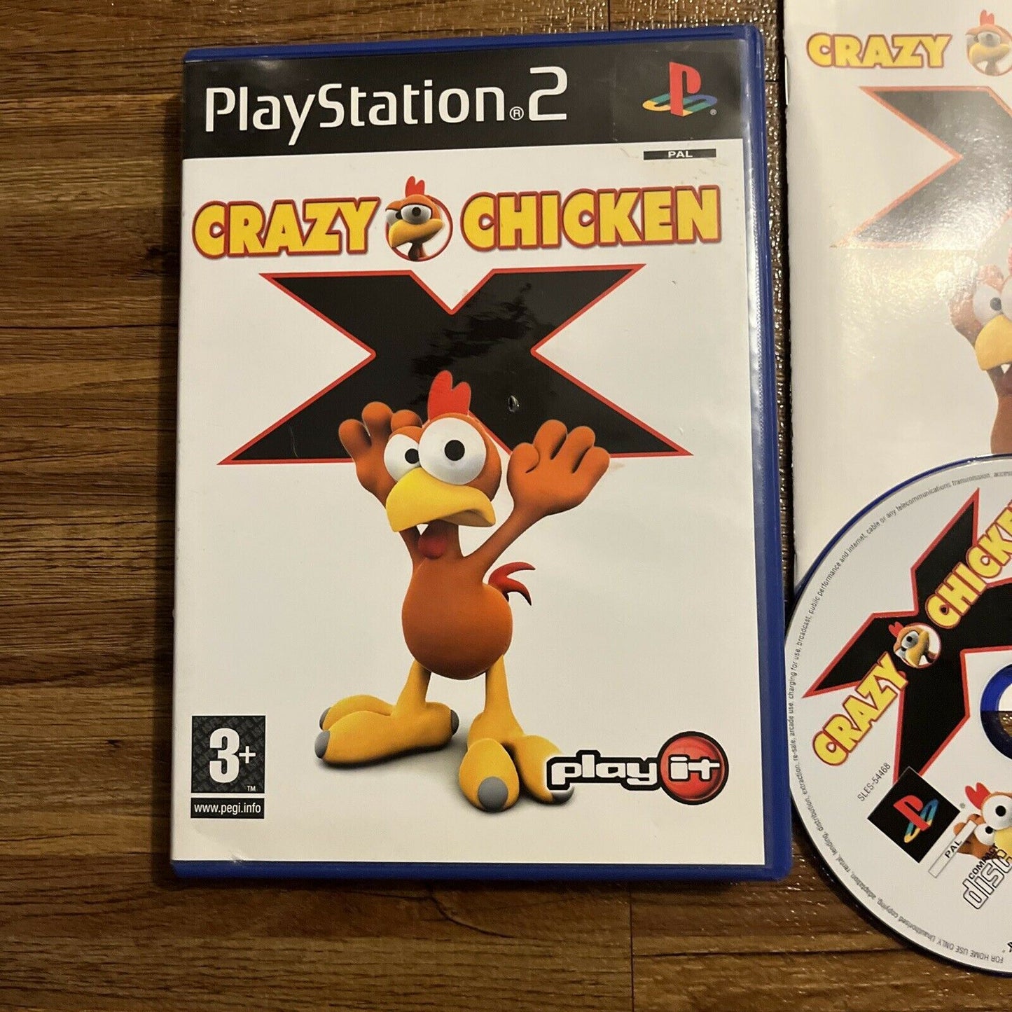 Crazy Chicken X PS2 PlayStation 2 game +  Manual PAL