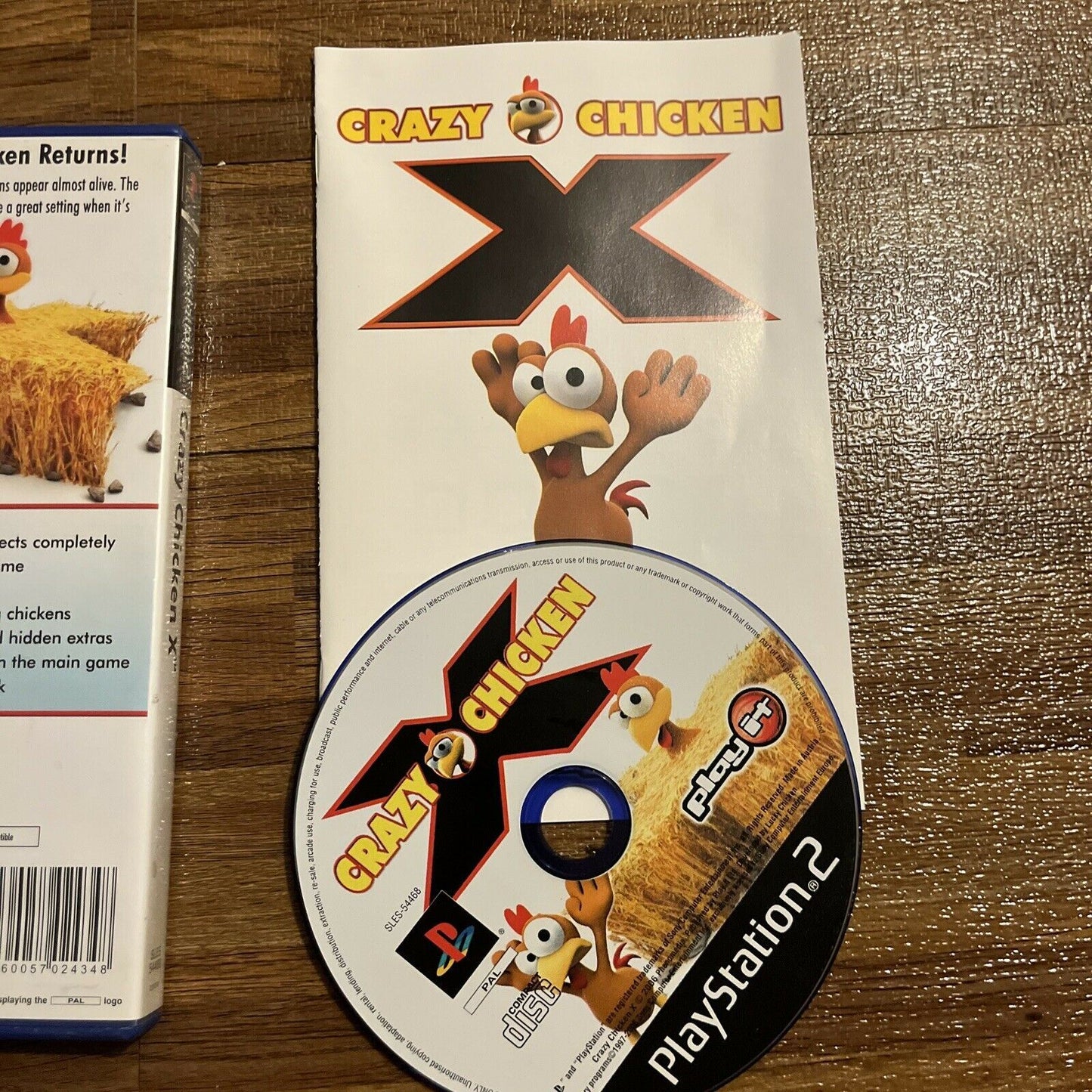 Crazy Chicken X PS2 PlayStation 2 game +  Manual PAL