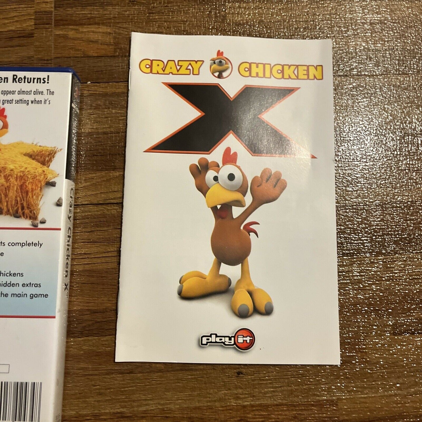 Crazy Chicken X PS2 PlayStation 2 game +  Manual PAL