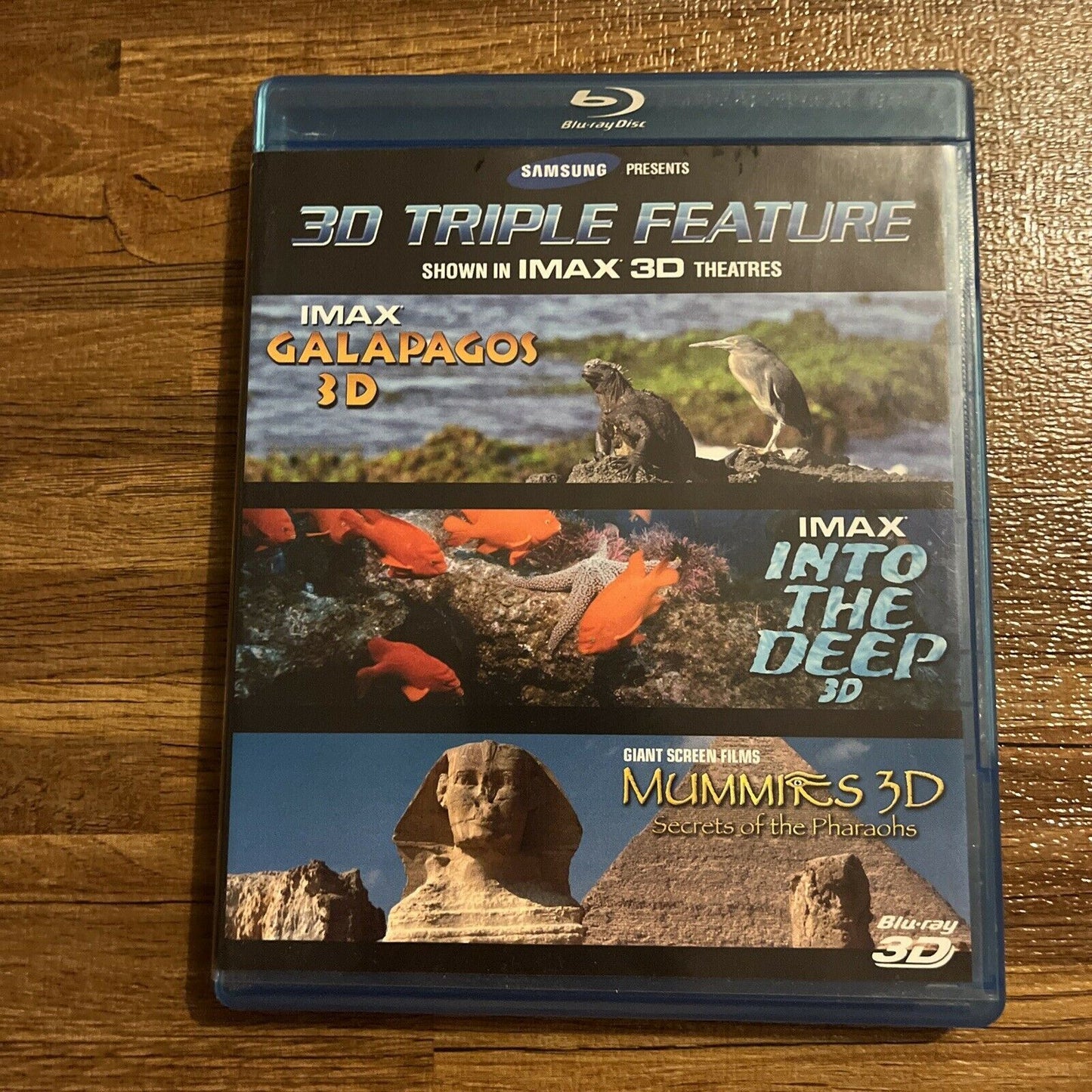 Imax 3D: Galapagos 3D / Into The Deep 3D / Mummies 3D (Bluray) All Regions
