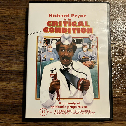 Critical Condition (DVD, 1986) Richard Pryor. Region 4