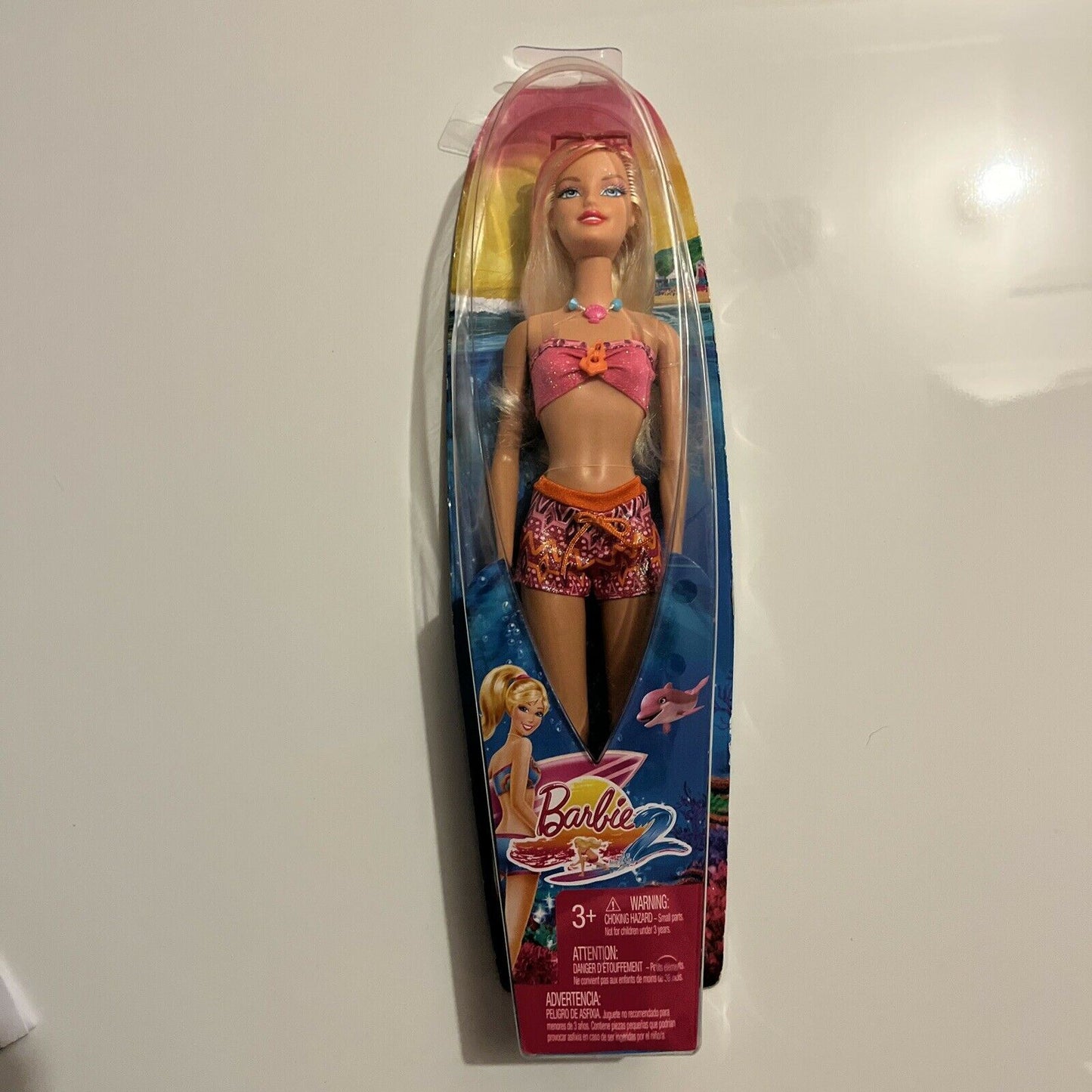 Barbie 2 In A Mermaid Doll 11"  Figure Mattel 2011