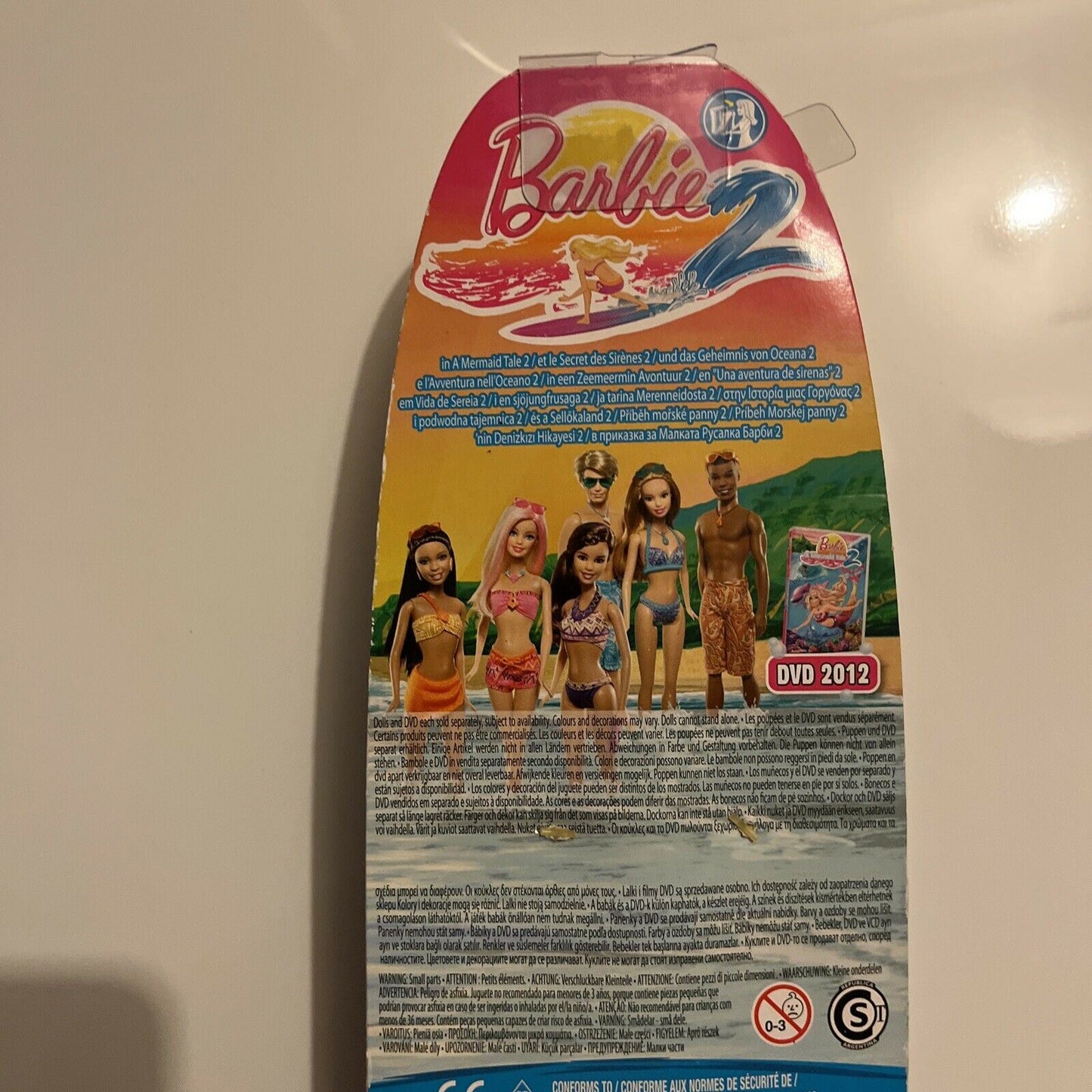 Barbie 2 In A Mermaid Doll 11"  Figure Mattel 2011