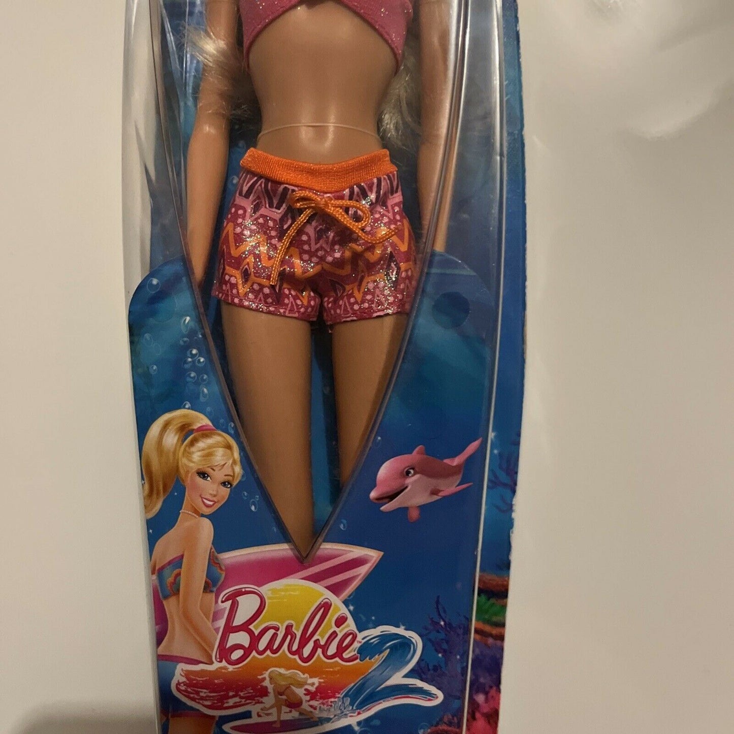 Barbie 2 In A Mermaid Doll 11"  Figure Mattel 2011