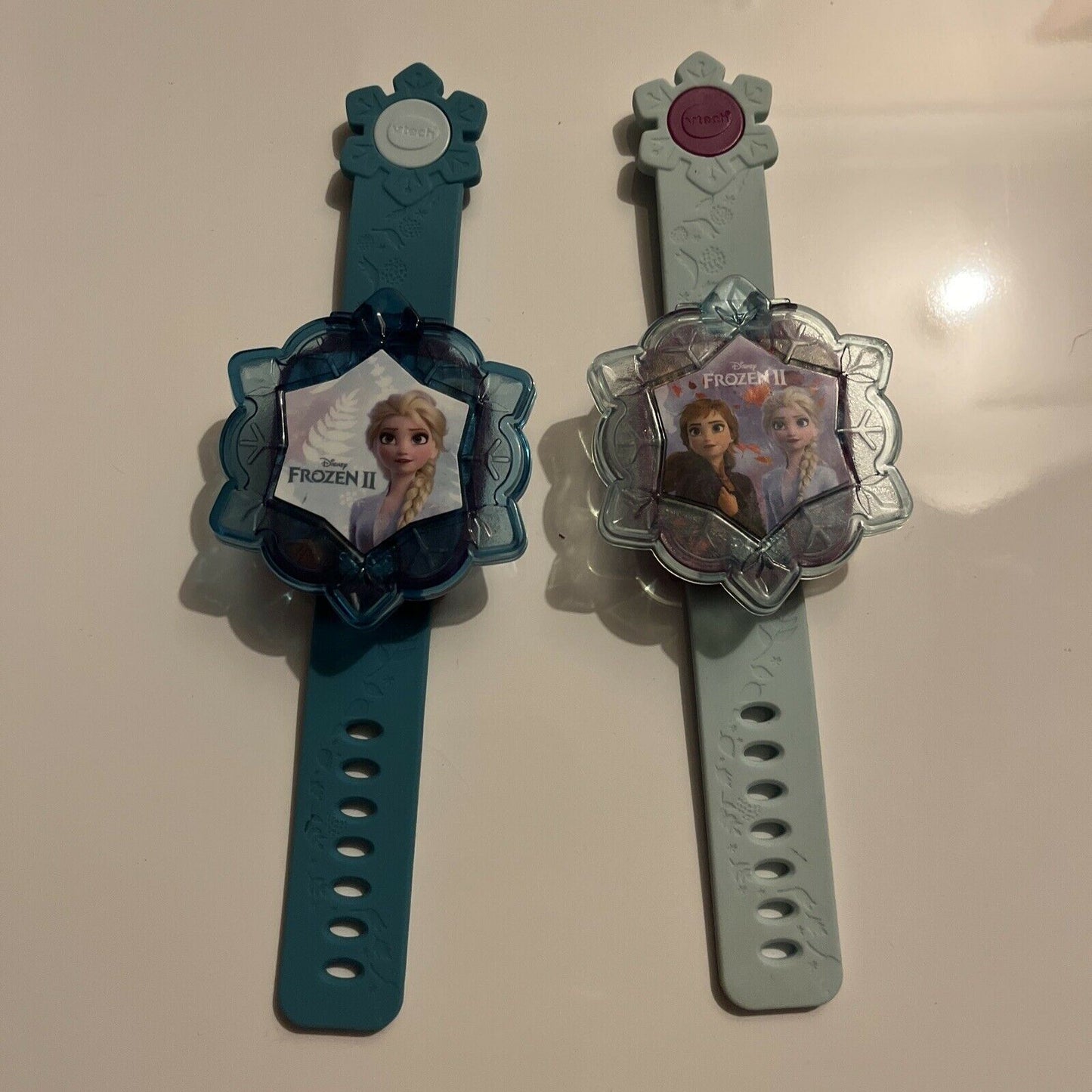 2x Frozen II Disney Elsa & Anna Vtech Electronic Watch 2019 with Built-in games