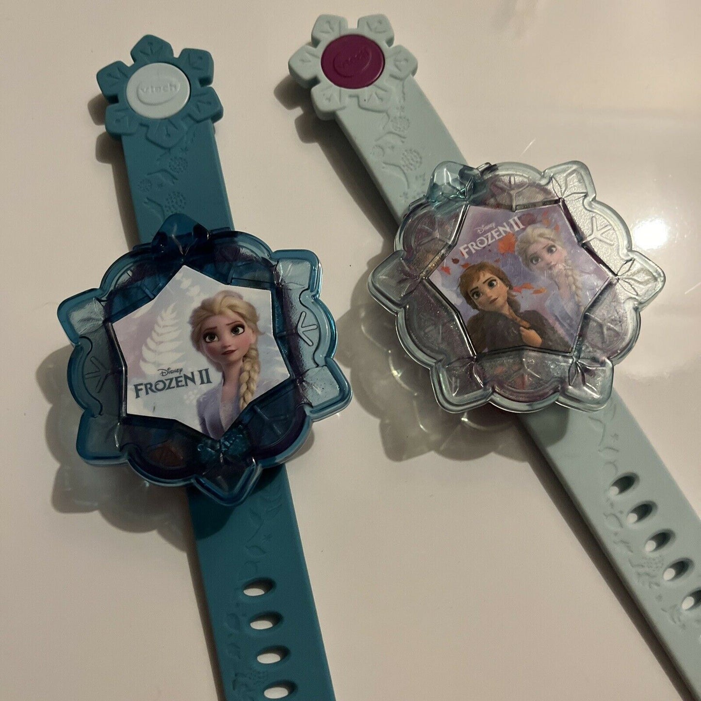 2x Frozen II Disney Elsa & Anna Vtech Electronic Watch 2019 with Built-in games