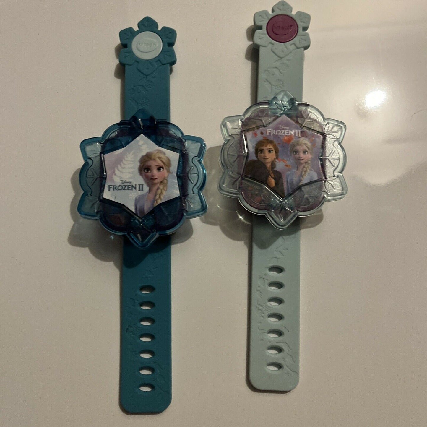 2x Frozen II Disney Elsa & Anna Vtech Electronic Watch 2019 with Built-in games