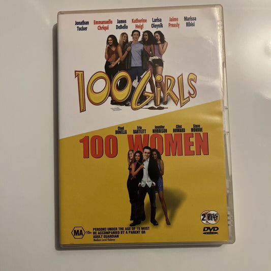 100 Girls / 100 Women (DVD, 2005, 2-Disc) Jonathan Tucker Region 4