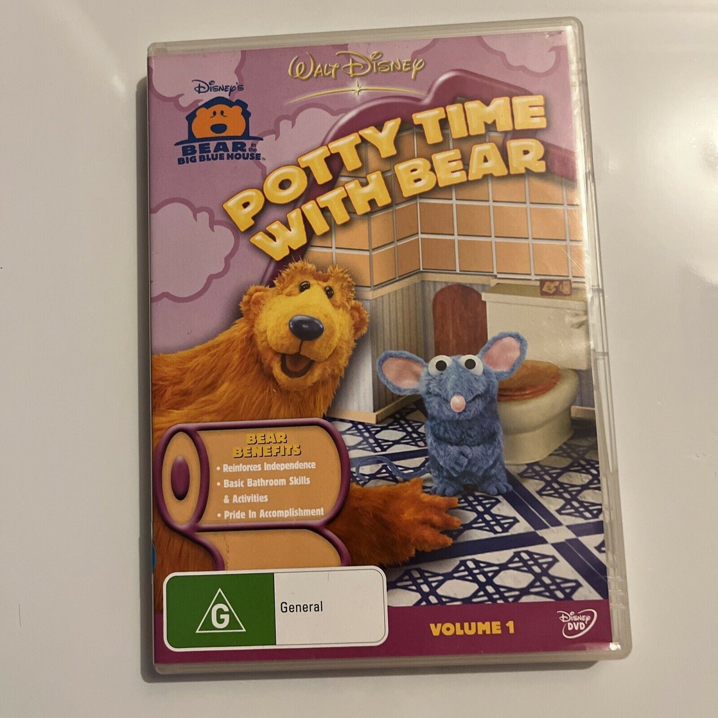 Bear In The Big Blue House - Potty Time With Bear (DVD, 2005) Region 4