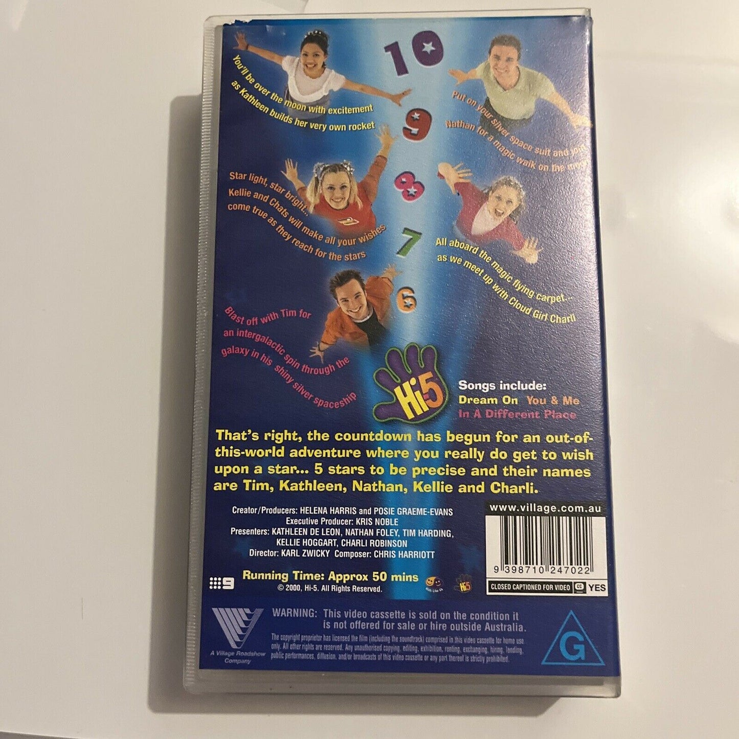 Hi-5 - Star Dreaming (VHS, 2000) PAL