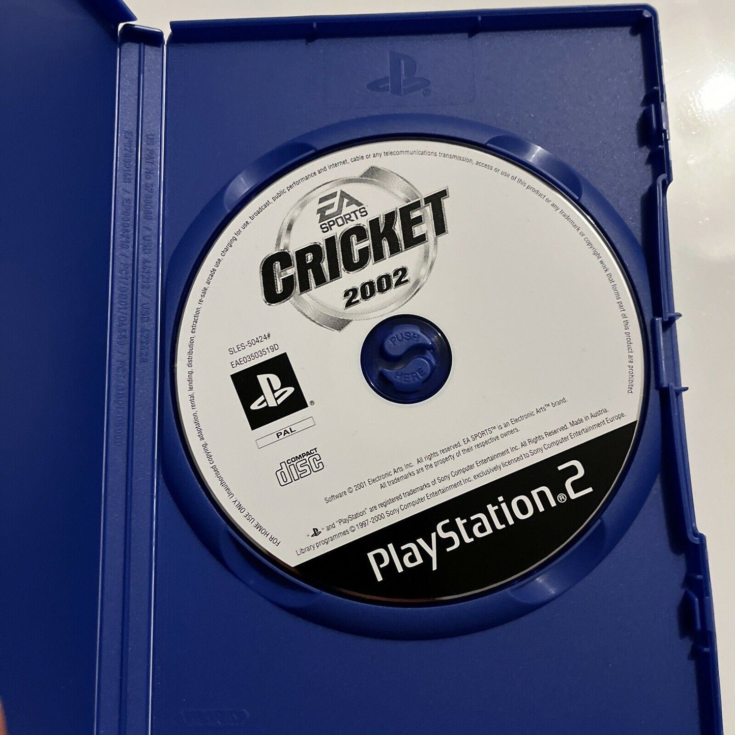 EA Cricket 2002 - Playstation 2 PS2 PAL