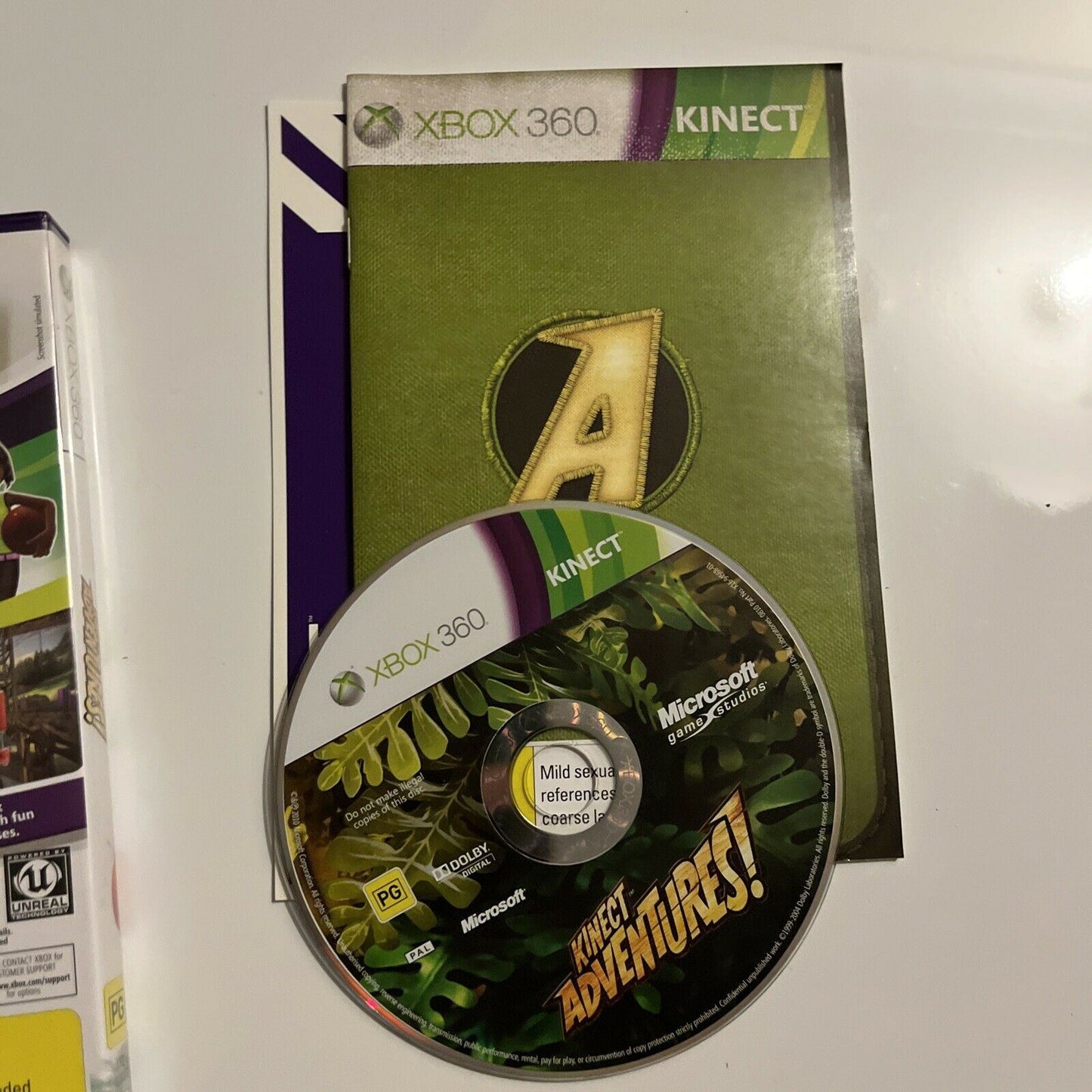 Kinect Adventures! Xbox 360 With Manual PAL