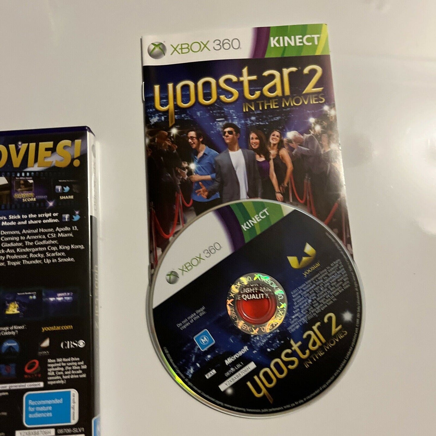 Yoostar 2 In The Movies - Microsoft Xbox 360 - PAL Manual
