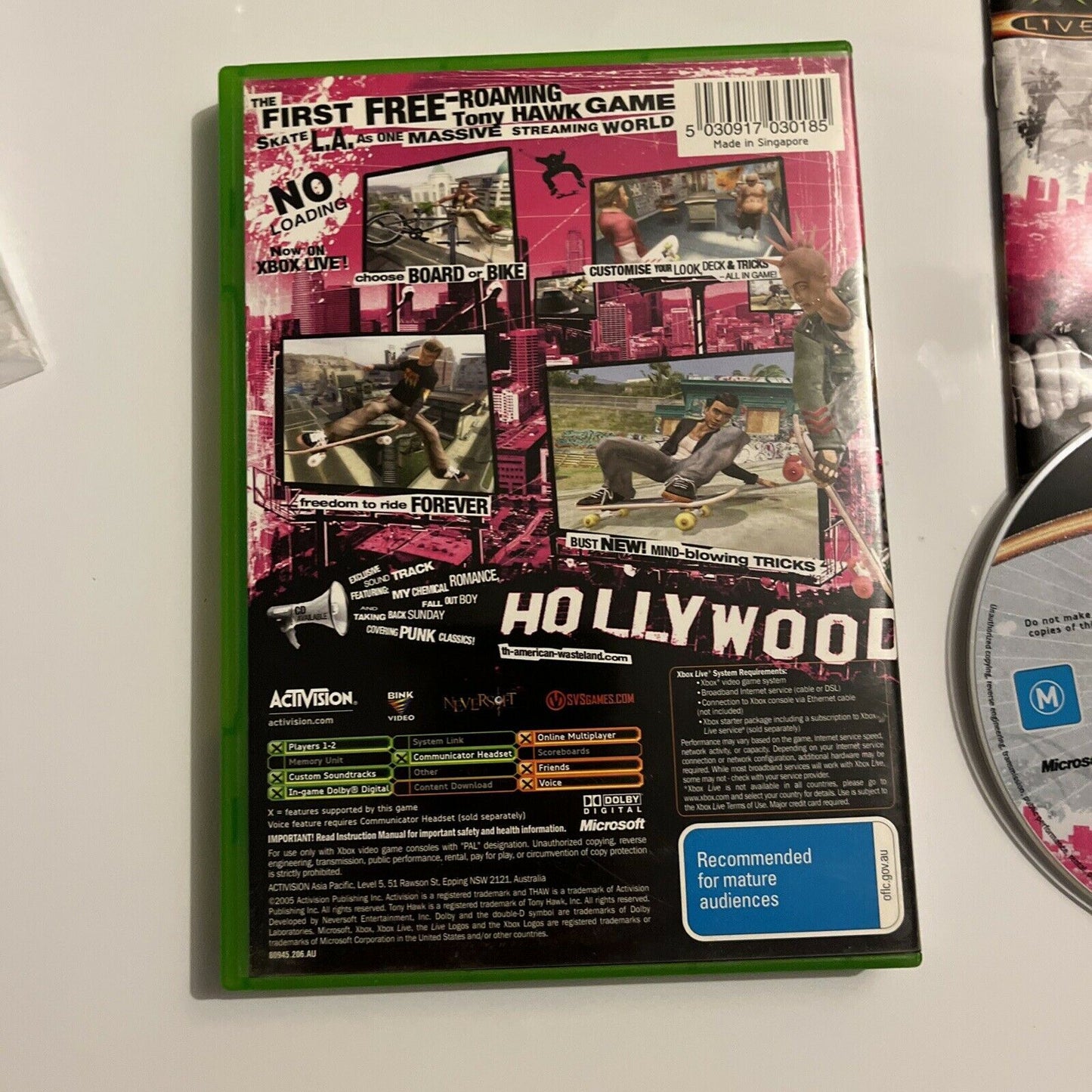 Tony Hawk's American Wasteland XBOX Original PAL *Complete With Manual*