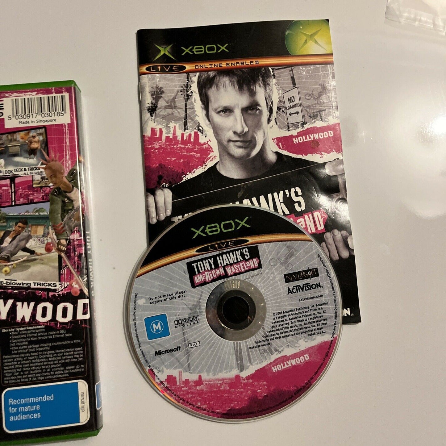 Tony Hawk's American Wasteland XBOX Original PAL *Complete With Manual*