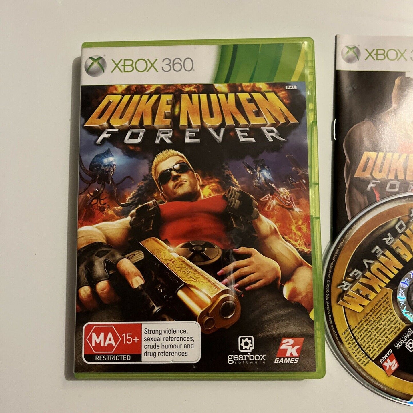 Duke Nukem Forever - XBOX 360 - COMPLETE With Manual PAL