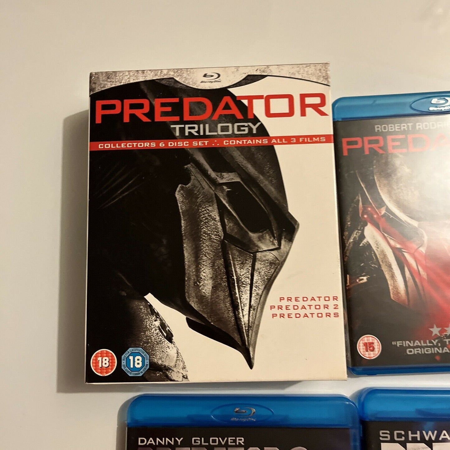 Predator Trilogy: Predator, Predator 2, Predators (Bluray, 6-Disc) Region B&A