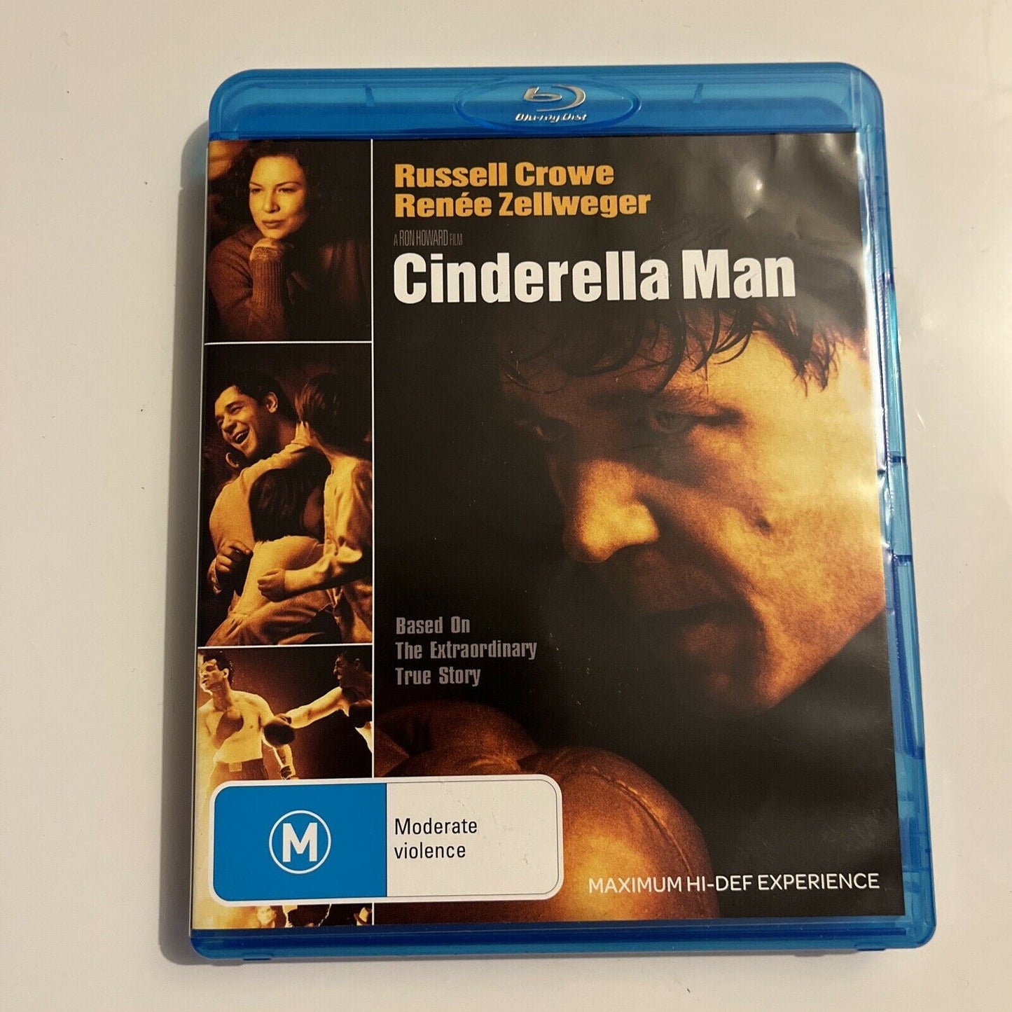 Cinderella Man (Blu-ray, 2005) Russell Crowe, Renee Zellweger, All Regions