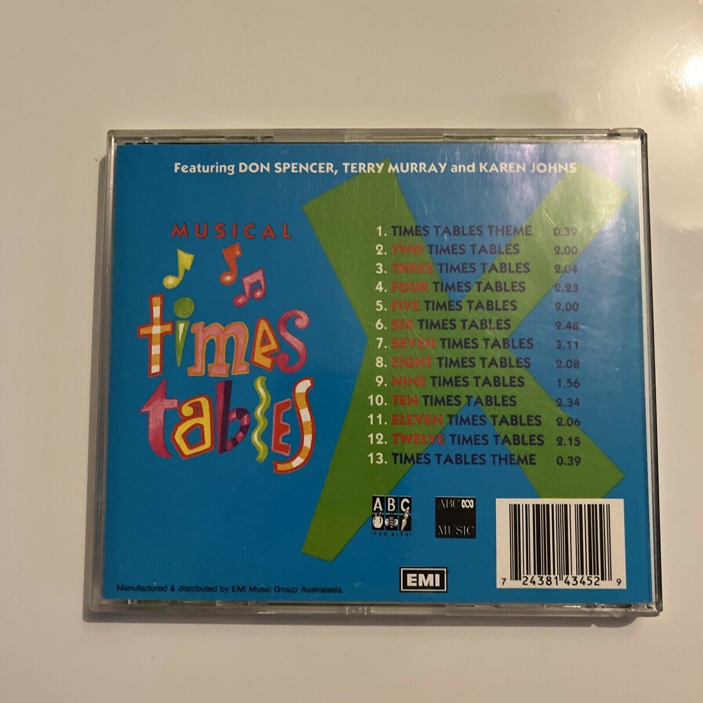 Don Spencer - Musical Times Tables (CD, 1992)