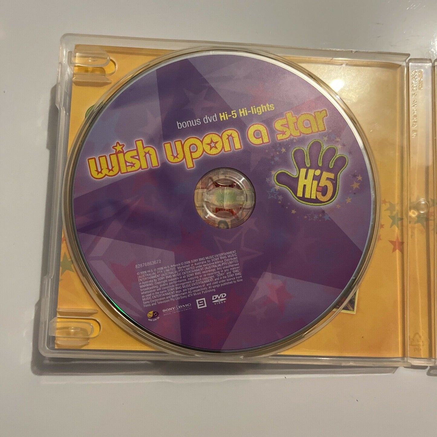 Hi-5 - Wish Upon A Star (DVD + CD, 2006, 2-Disc) All Regions