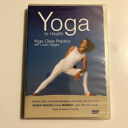 *New Sealed* Yoga Too Health - Yoga Class Practice With Louise Wiggins (DVD)