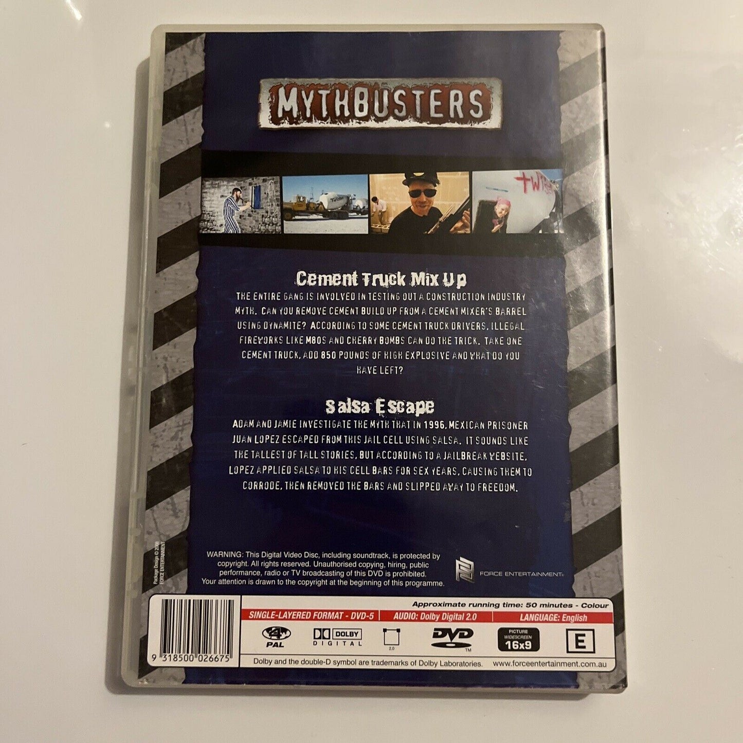 MythBusters - Special Edition 18 & 20 (DVD, 2-Disc) Region 4