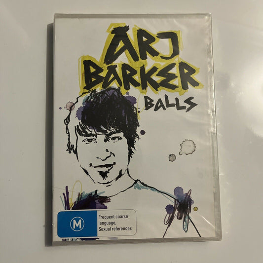 *New Sealed* Arj Barker - Balls (DVD, 2008) All Regions