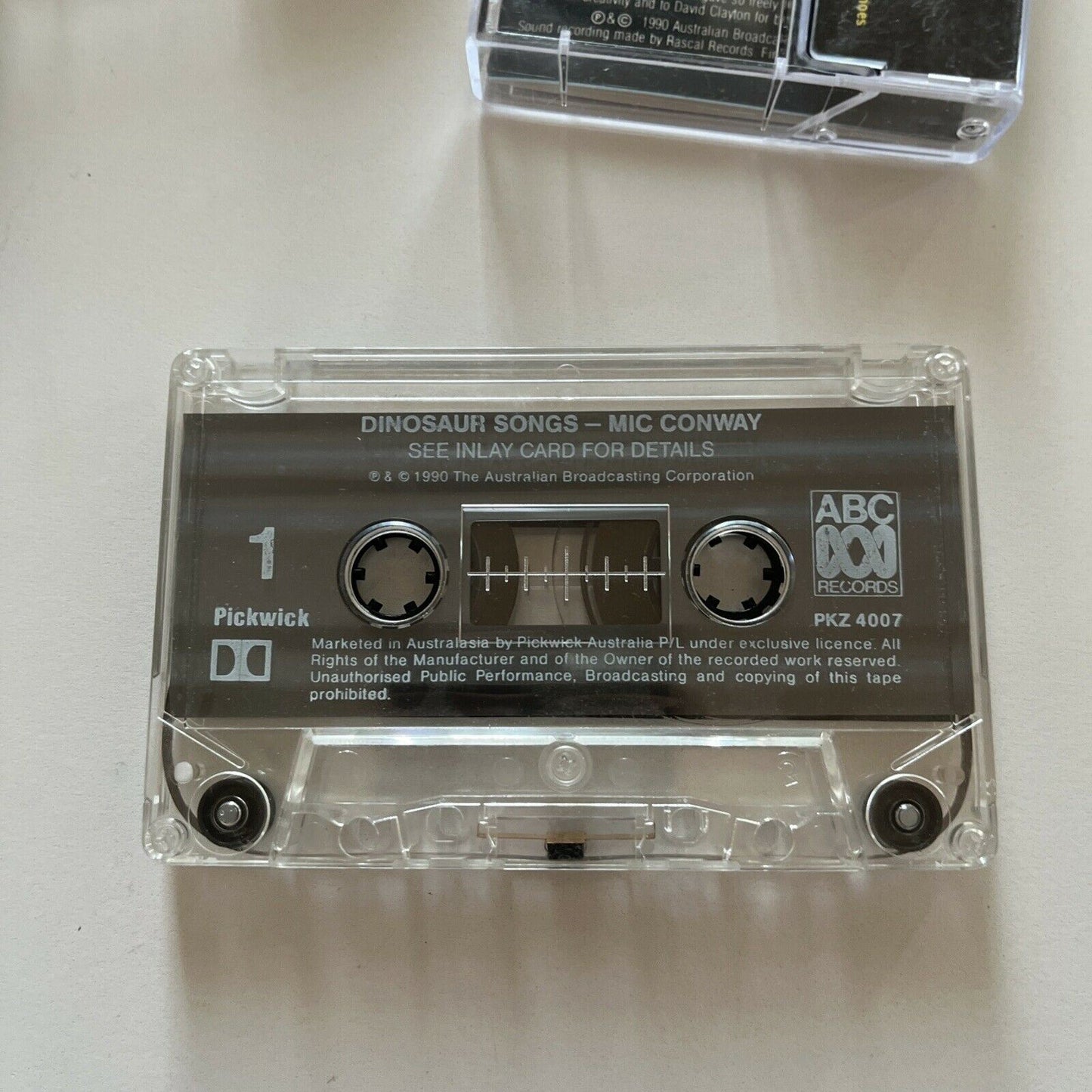 The Conway Brothers Hiccups Orchestra - Dinosaur Songs 1 & 2 Cassette Tape 1987