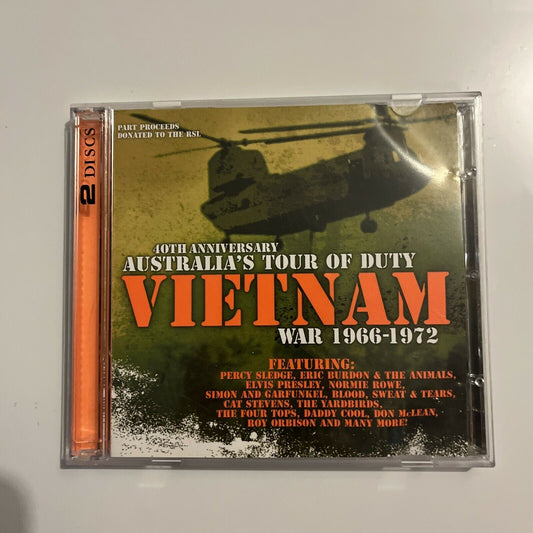 40th Anniversary Australia's Tour Of Duty - Vietnam War 1966 - 1972 (CD, 2006)