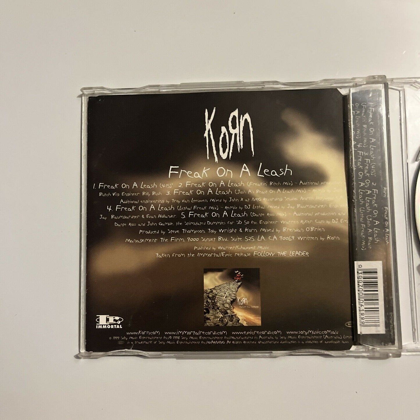 Korn - Freak On A Leash (CD, 1999) Single