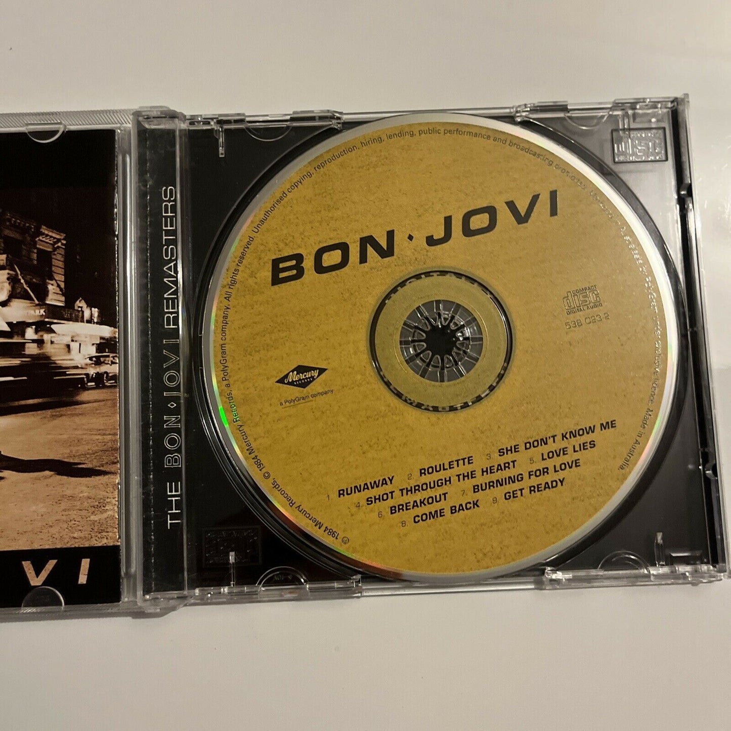 Bon Jovi - Remasters (CD, 1984)