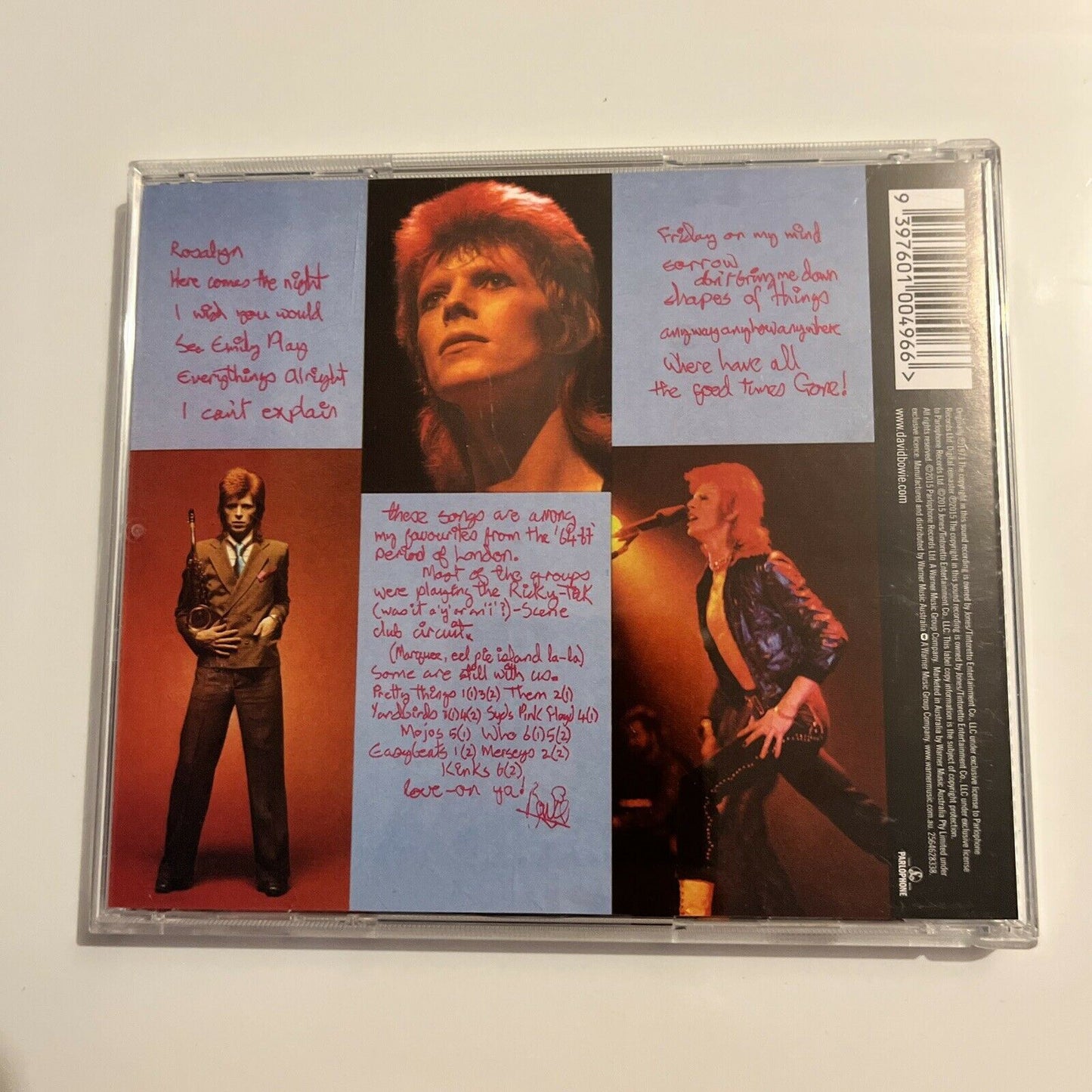 David Bowie - Pinups : 2015 Remaster (CD, 2015)