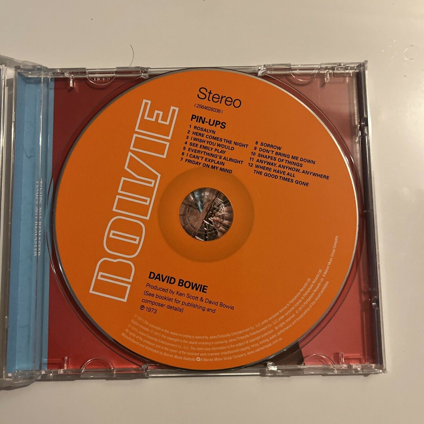 David Bowie - Pinups : 2015 Remaster (CD, 2015)