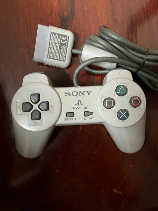 Genuine Sony Playstation 1 PS1 SCPH-1080 controller Grey Tested & Working