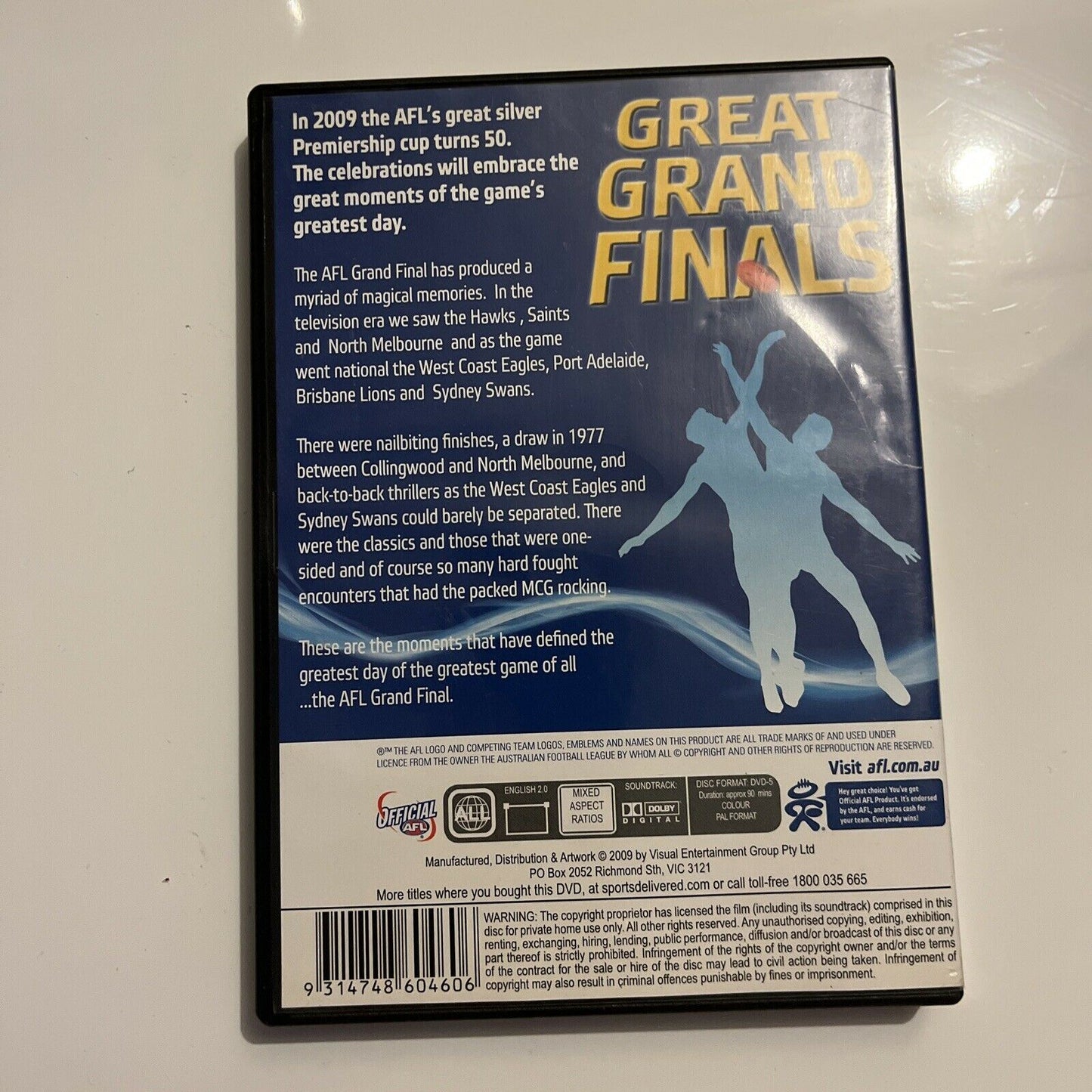 Official AFL: Great Grand Finals (DVD, 2009) All Regions