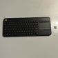Logitech K400 Plus Wireless Keyboard with Touchpad - Black