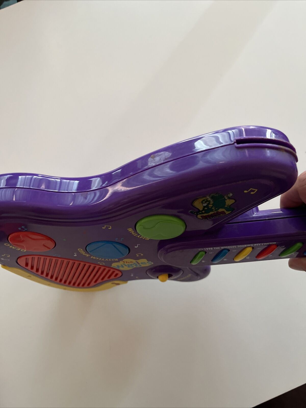 The Wiggles Electronic Guitar 1998 Tested And Working