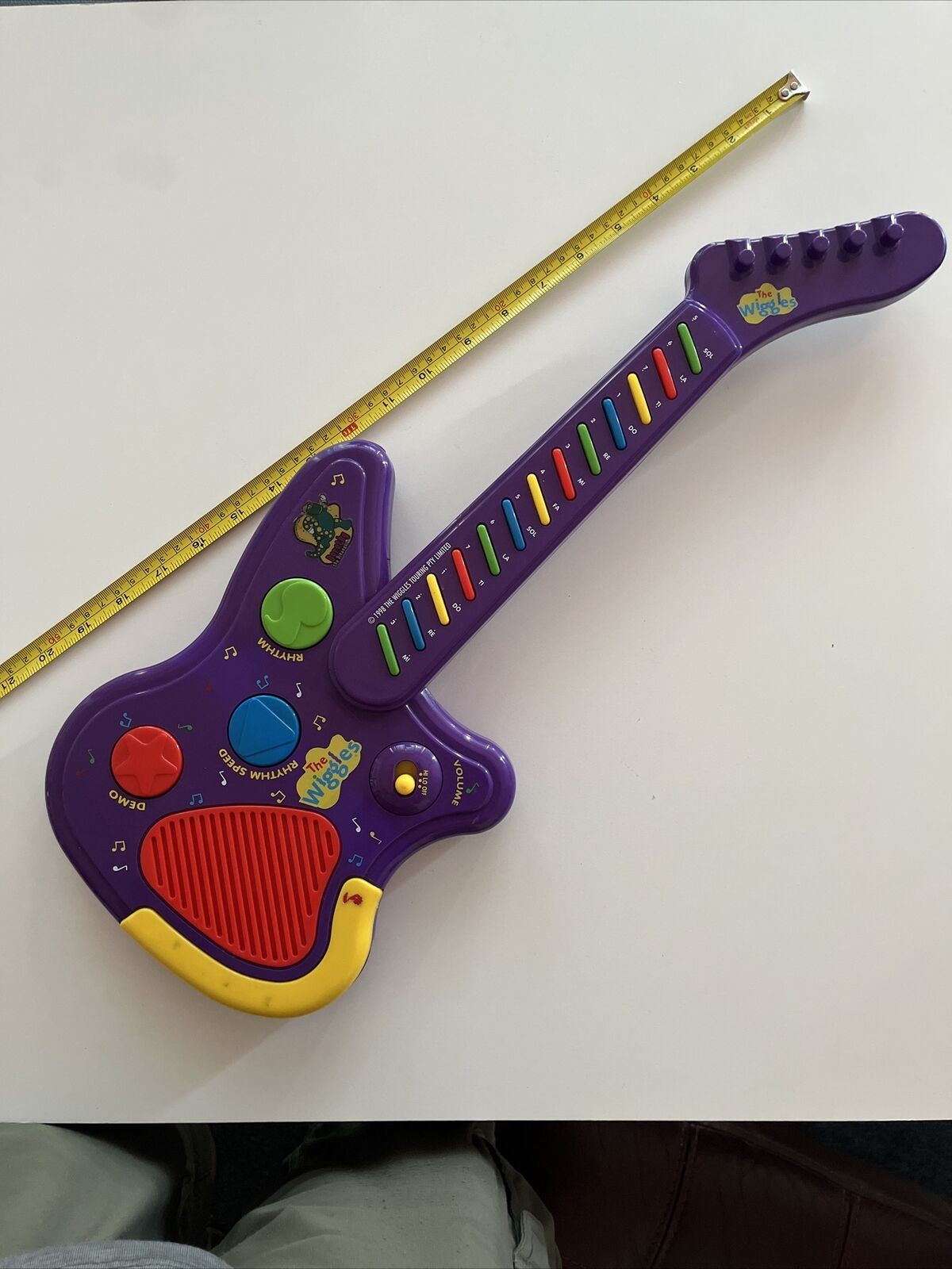 The Wiggles Electronic Guitar 1998 Tested And Working