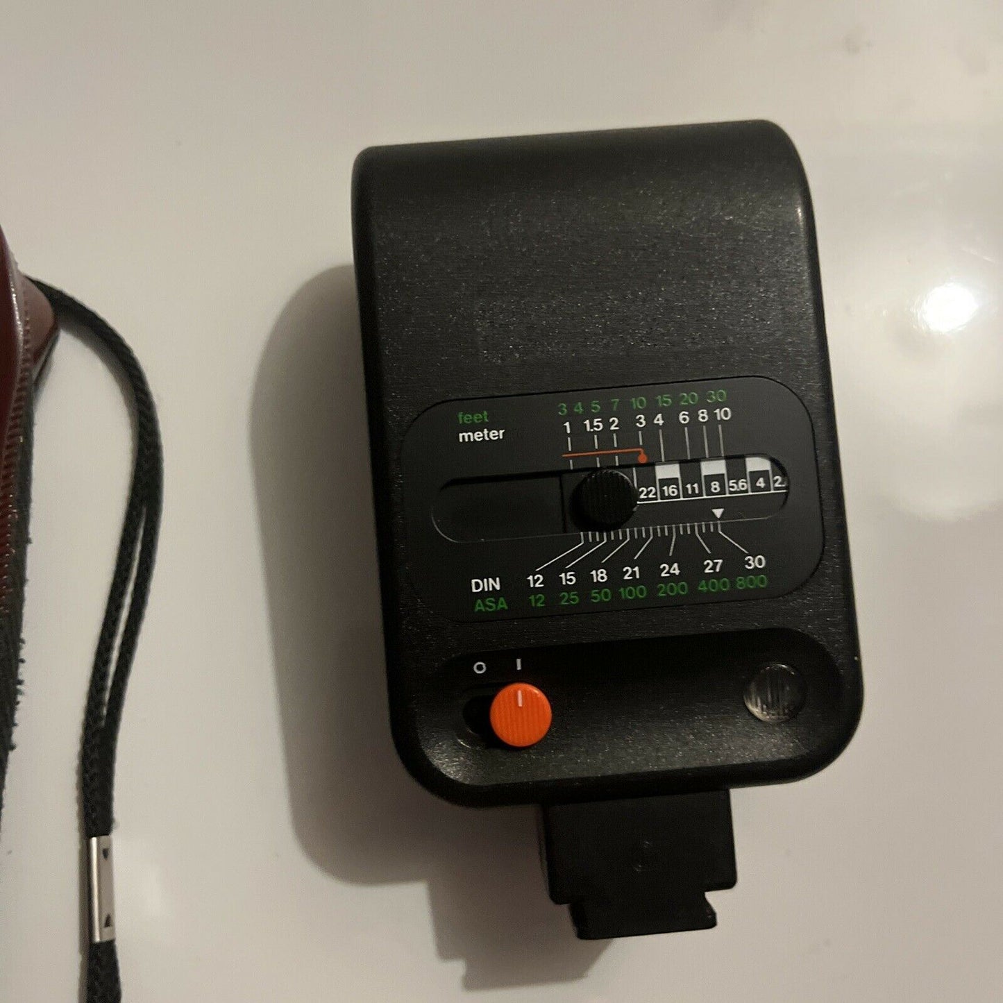 Agfatronic 240 CB Film Camera Flash With Manual Case - Tested & Working