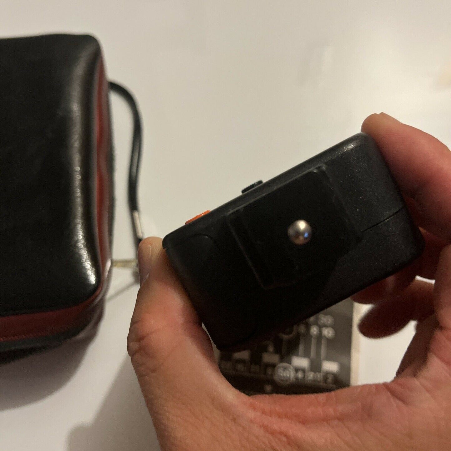 Agfatronic 240 CB Film Camera Flash With Manual Case - Tested & Working