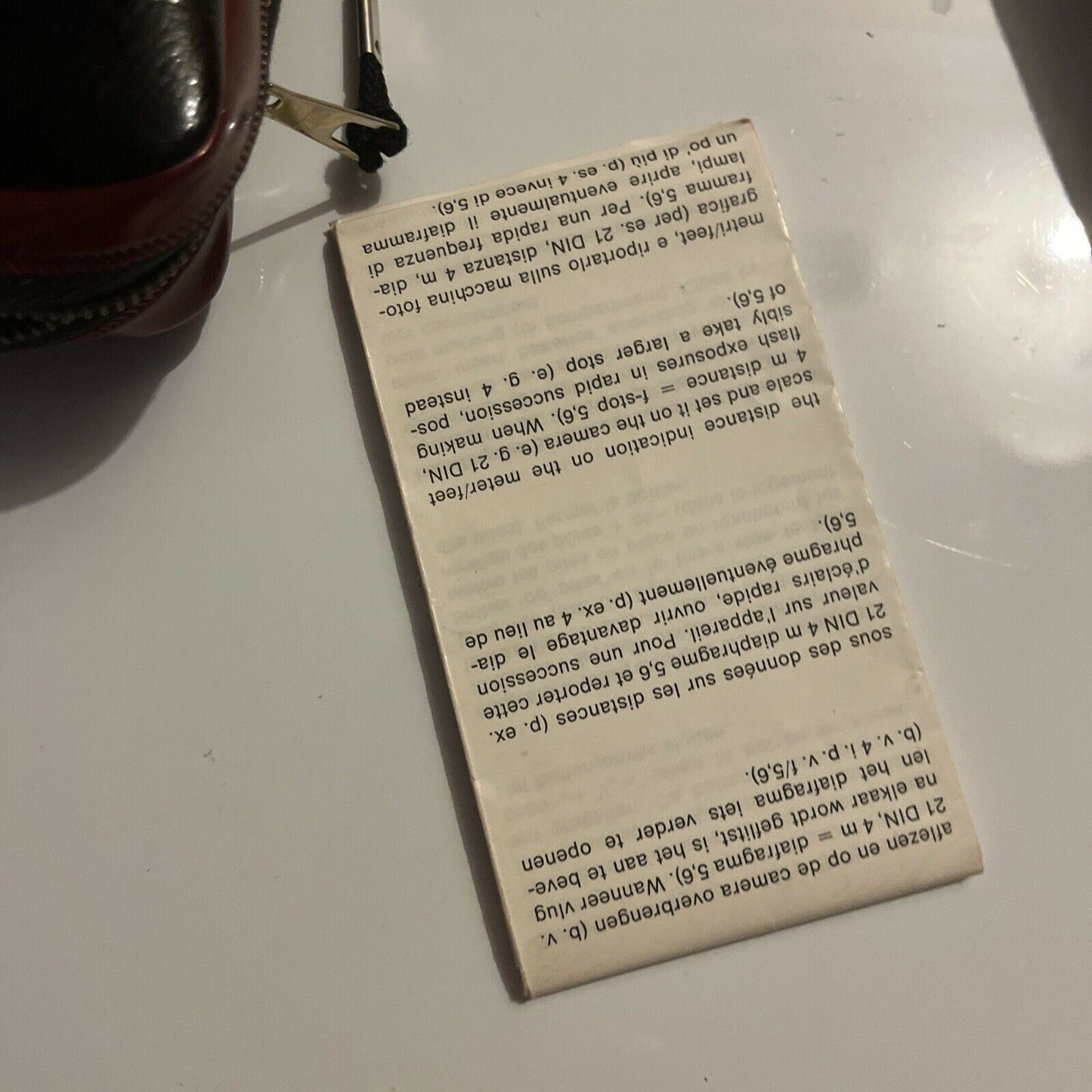 Agfatronic 240 CB Film Camera Flash With Manual Case - Tested & Working