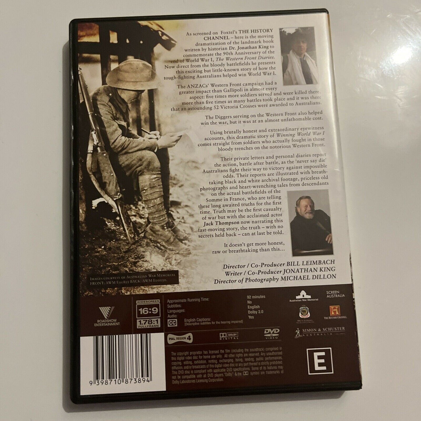 The Western Front Diaries: Winning World War I (DVD, 2008) Region4