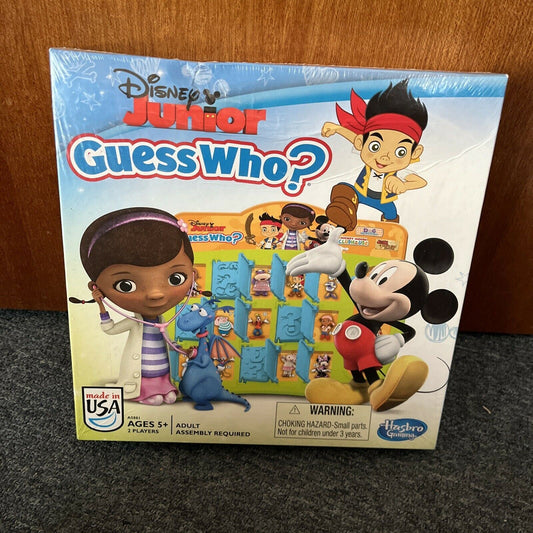 *New Sealed* Disney Junior - Guess Who? Board Game Hasbro 2013