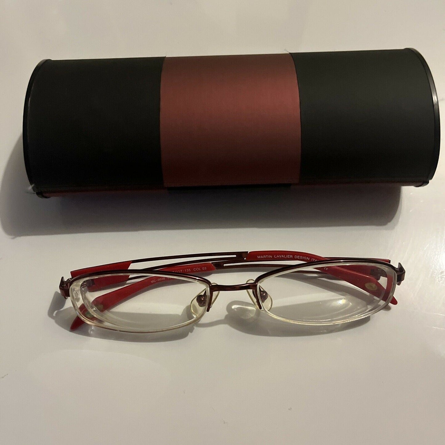 Martin Cavalier Eyeglasses MC-0038 52/17-135 Col 03 With Case
